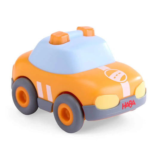 Haba Cars Yellow Pace Car with Momentum Motor – Recycled