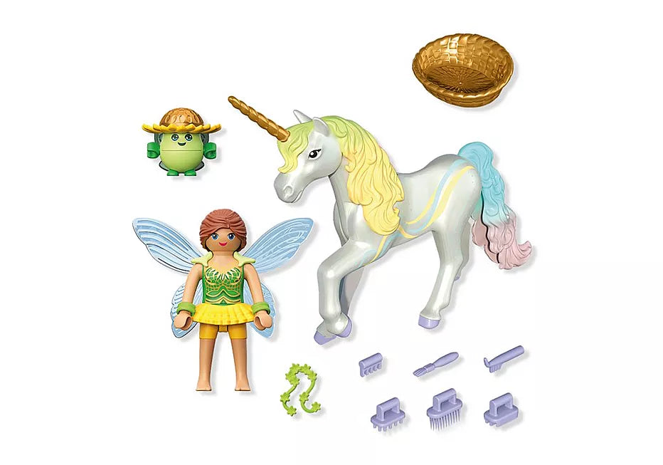Rainbow Flower with Fairy (Collectible Unicorn)