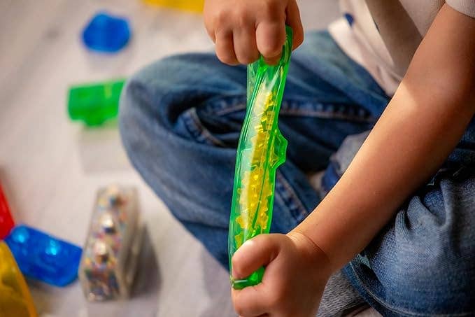 Jelly Blox Stackable Stash & Stack Sensory Play Toy