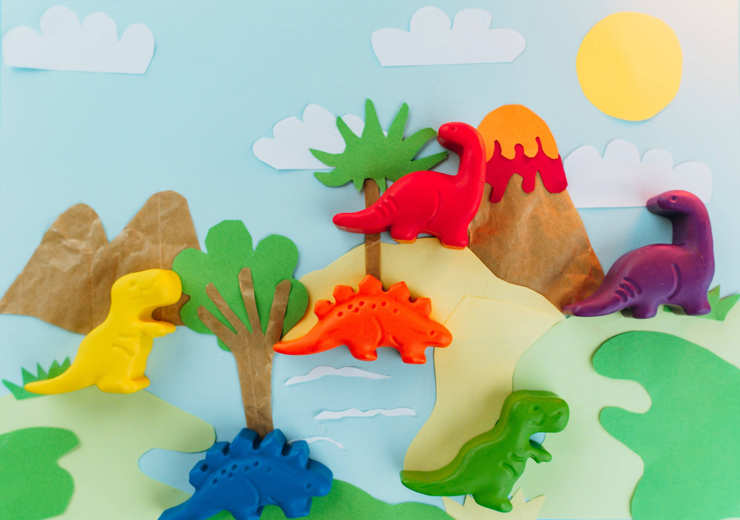 Dinosaur Fun-Shaped Crayons