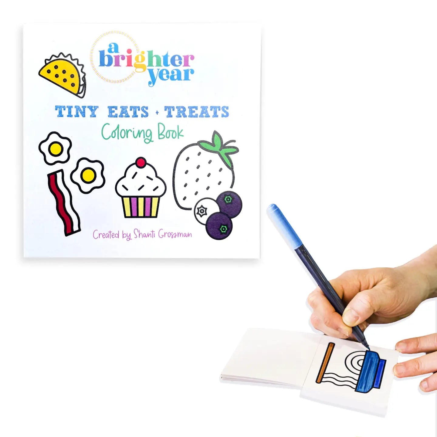 Tiny Eats + Treats Coloring Book