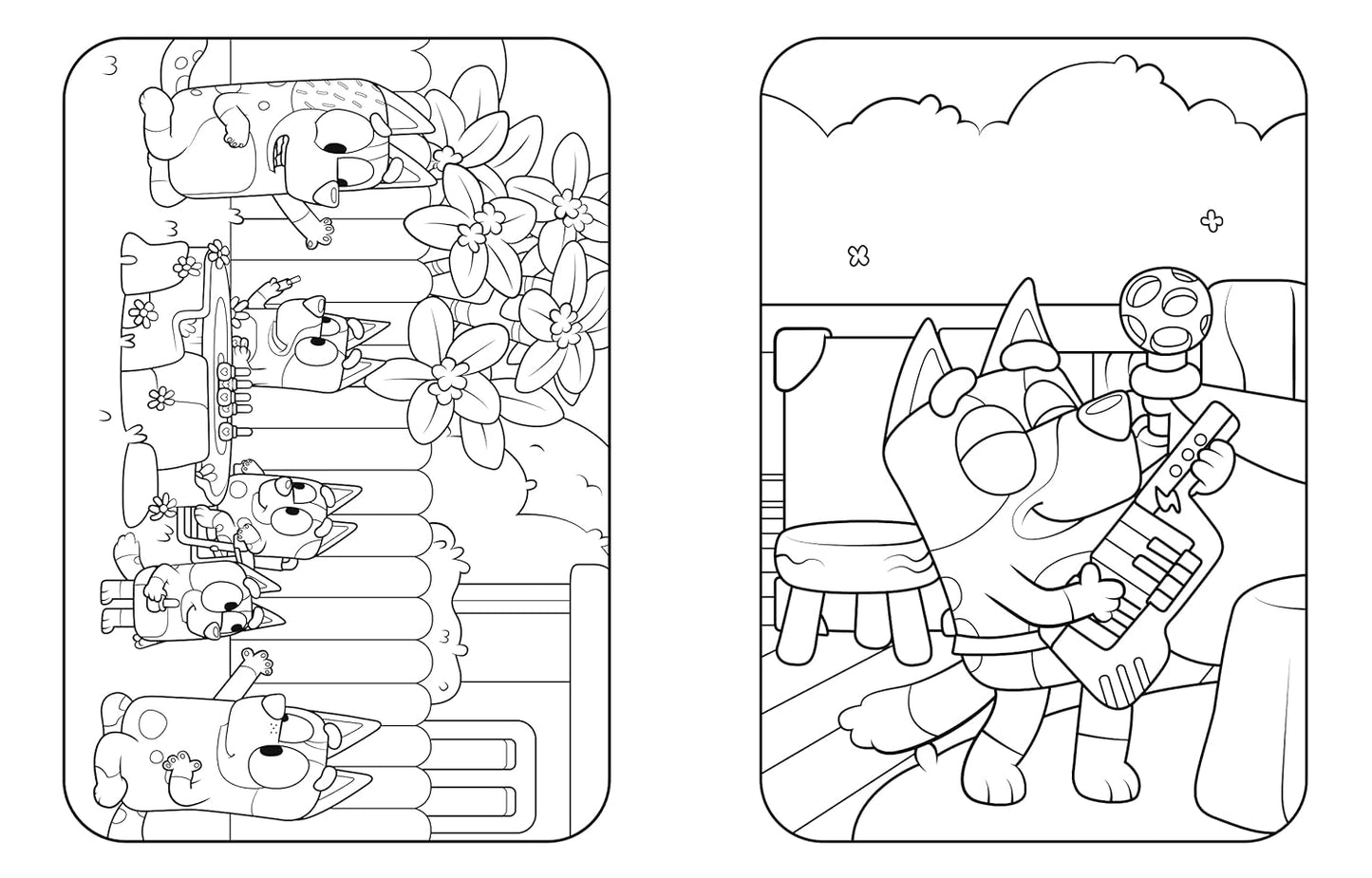 Bluey: Fun and Games: A Coloring Book
