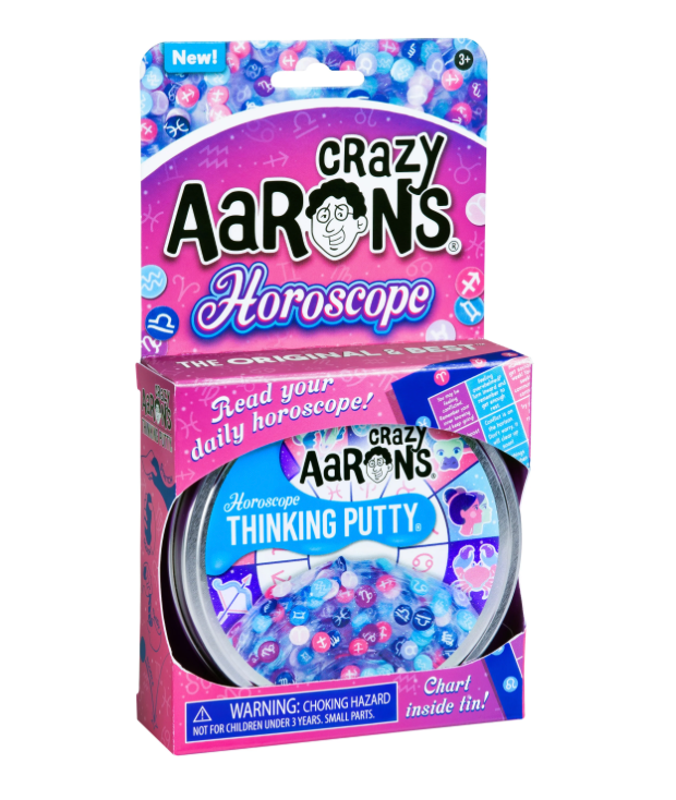 Crazy Aaron's 4" Thinking Putty - Horoscope Zodiac Charms