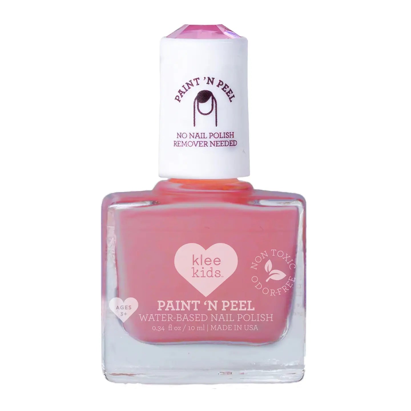 Klee Kids Water-Based Peelable Nail Polish (Light Pink)