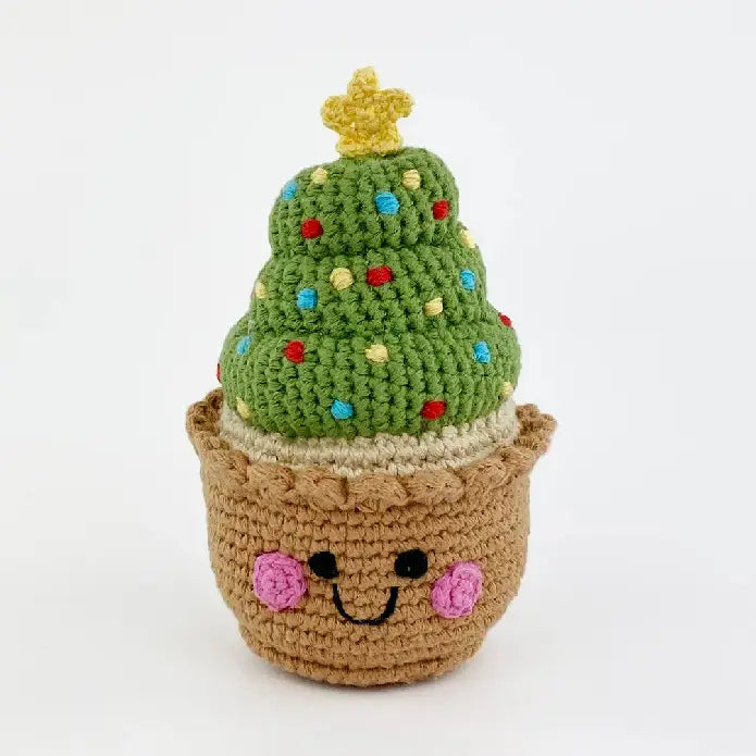 Christmas Cupcake Rattle