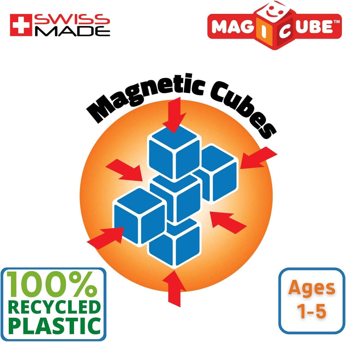 Geomag™ Magicube Crystal 8 Pc Magnetic Blocks