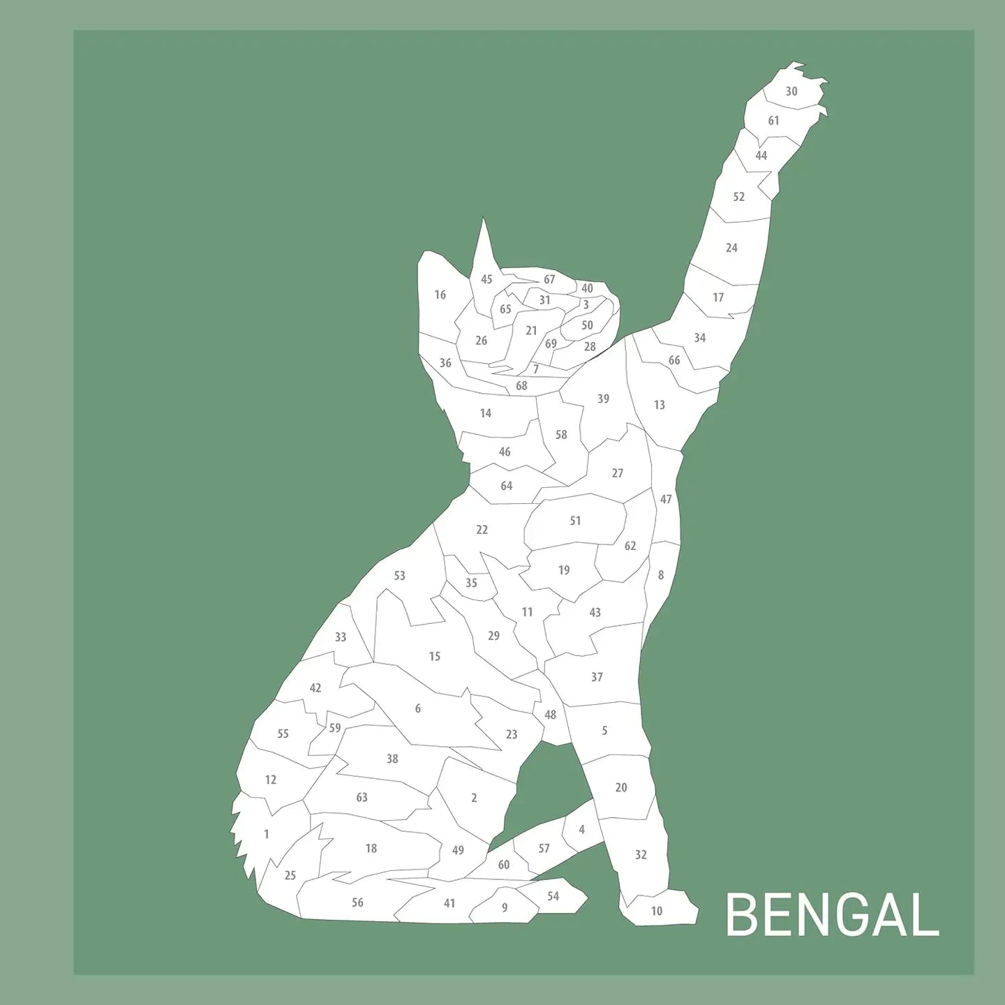 My Sticker Paintings: Cats