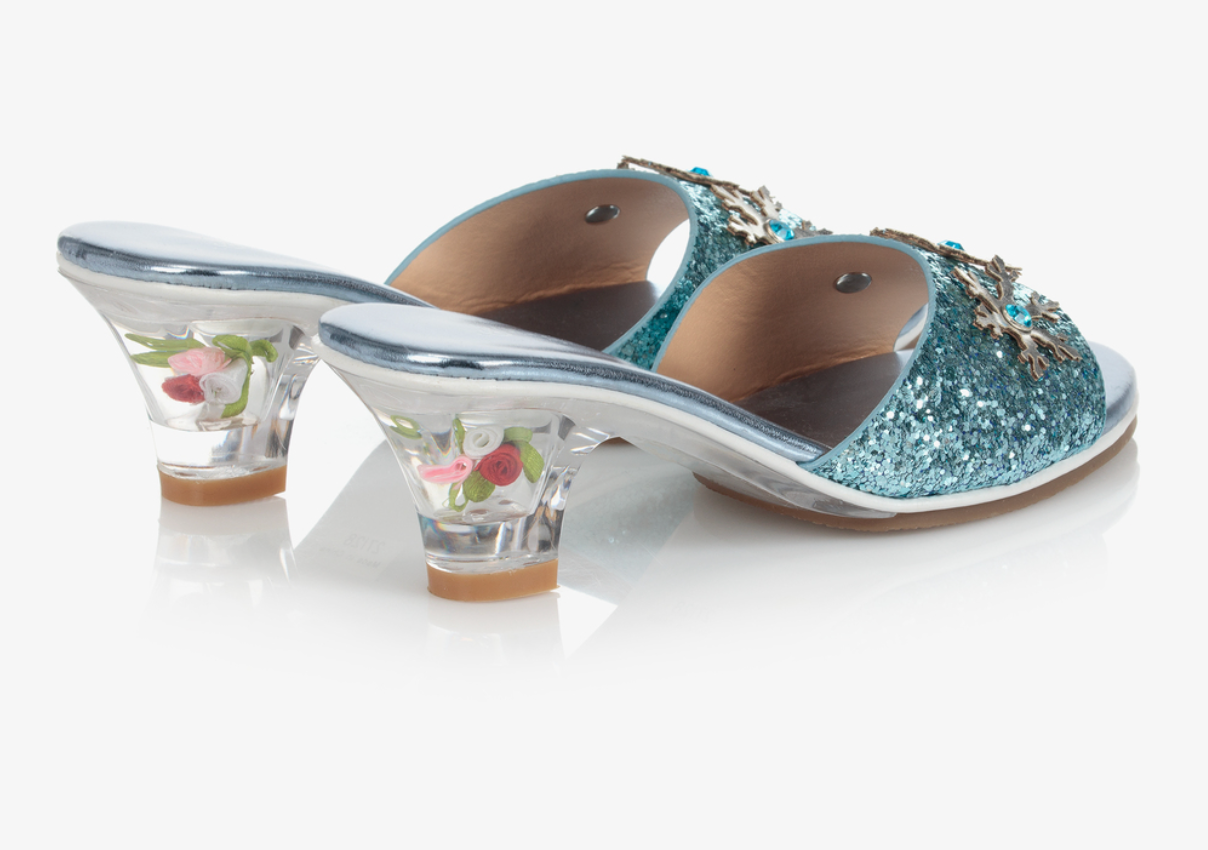 Blue Slipper (with heel) Costume Accessory for Kids