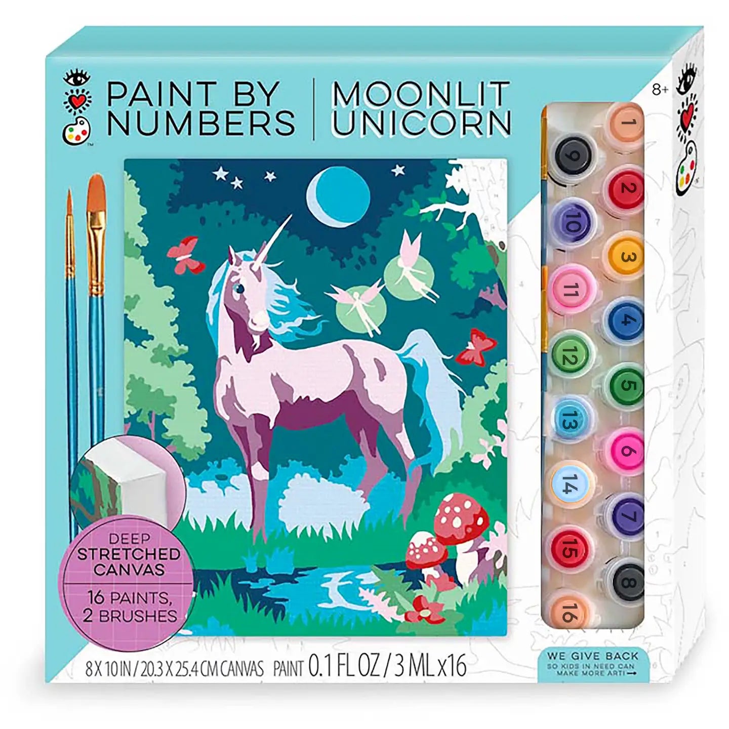 Paint By Numbers Moonlit Unicorn