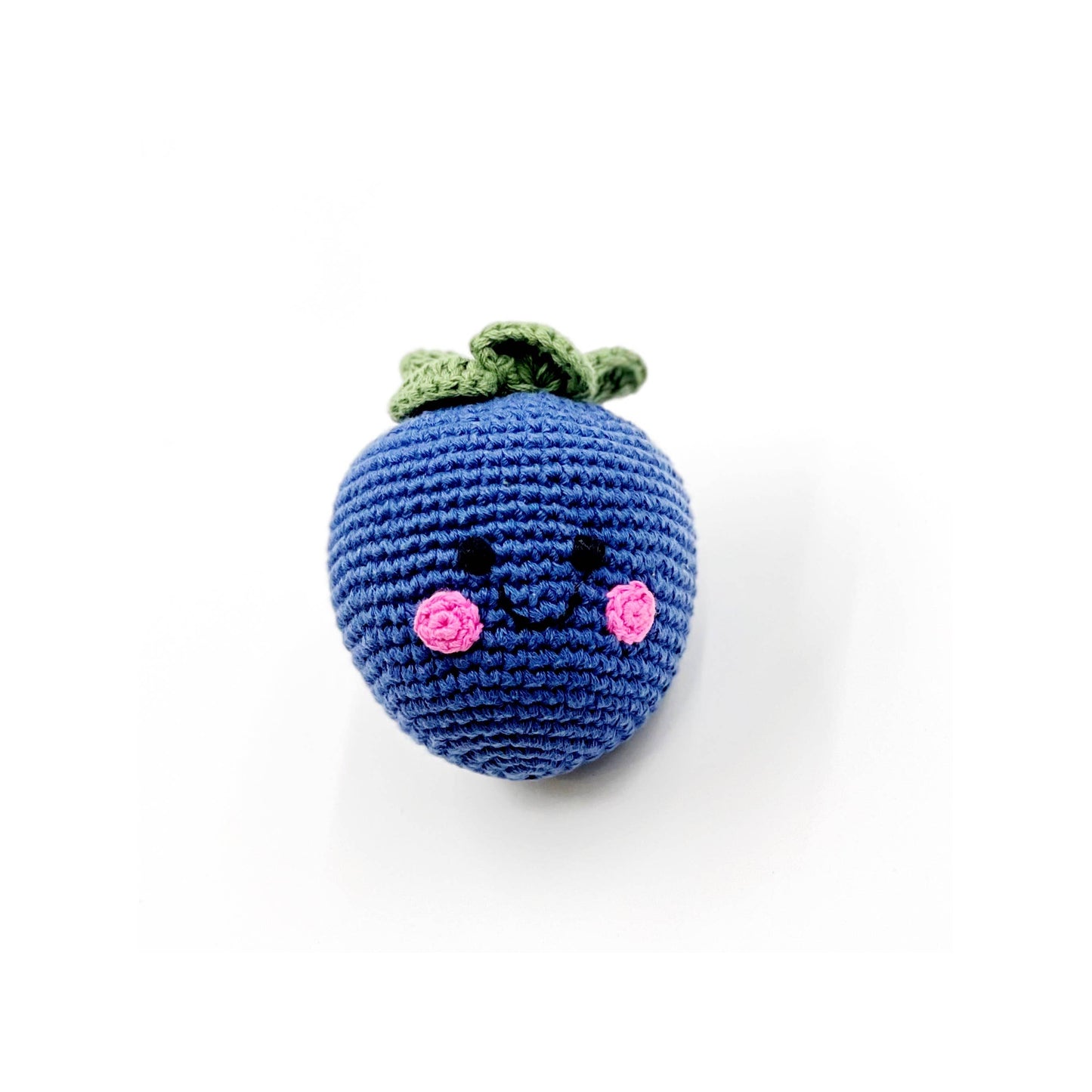 Sweet Blueberry Baby Rattle (Organic)