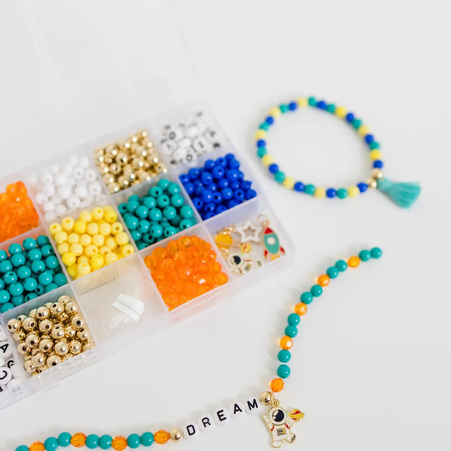 Out Of This World Astronaut DIY Stretchy Bracelet Craft Kit