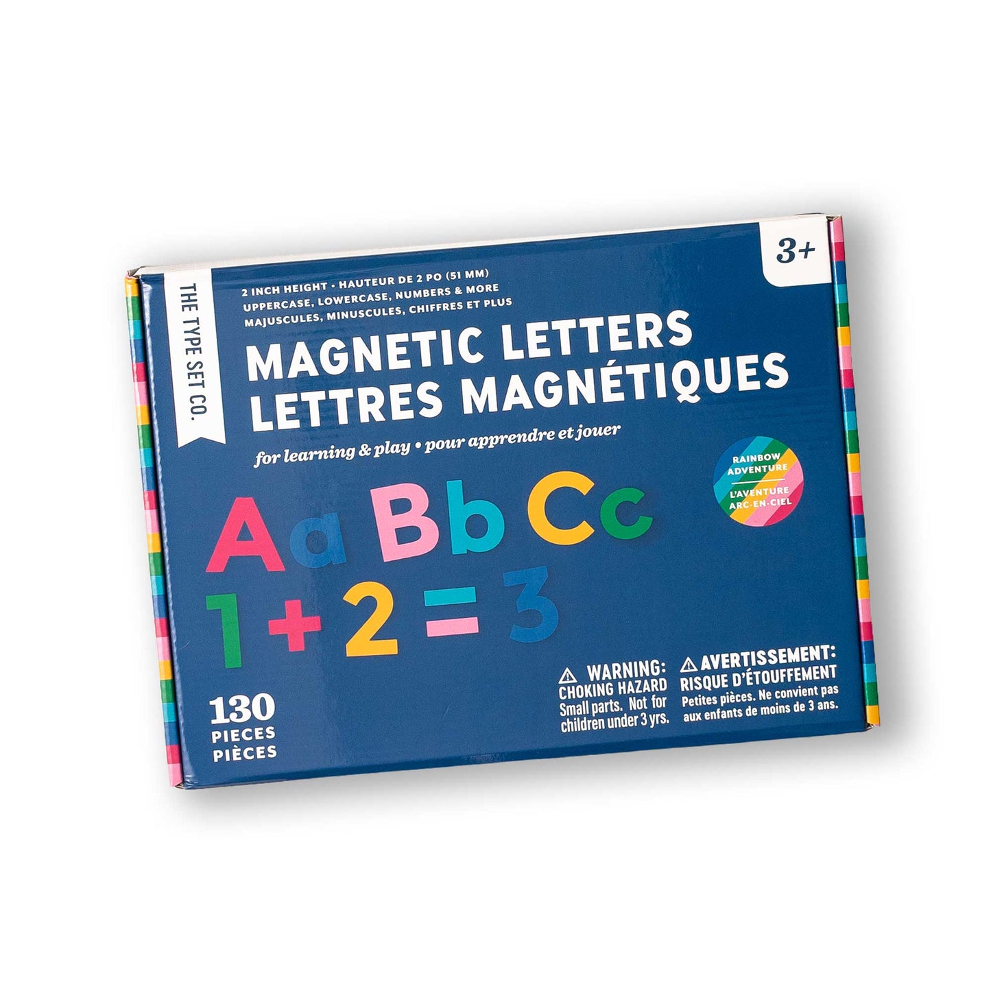 Rainbow Adventure Magnetic Letters (2" /130pc)