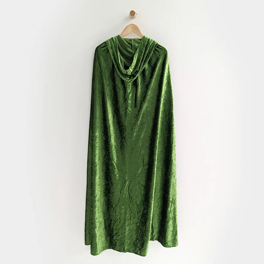 Green Kids Hooded Cloak