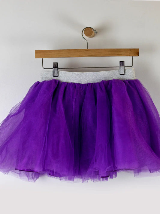 Purple - Tutu Skirt - Tulle Dance Princess Tutu Circle Skirt