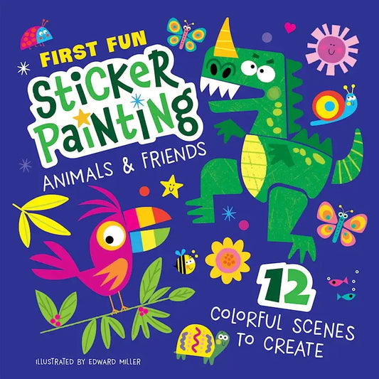 Animals & Friends  First Fun Sticker Painting Activity Book
