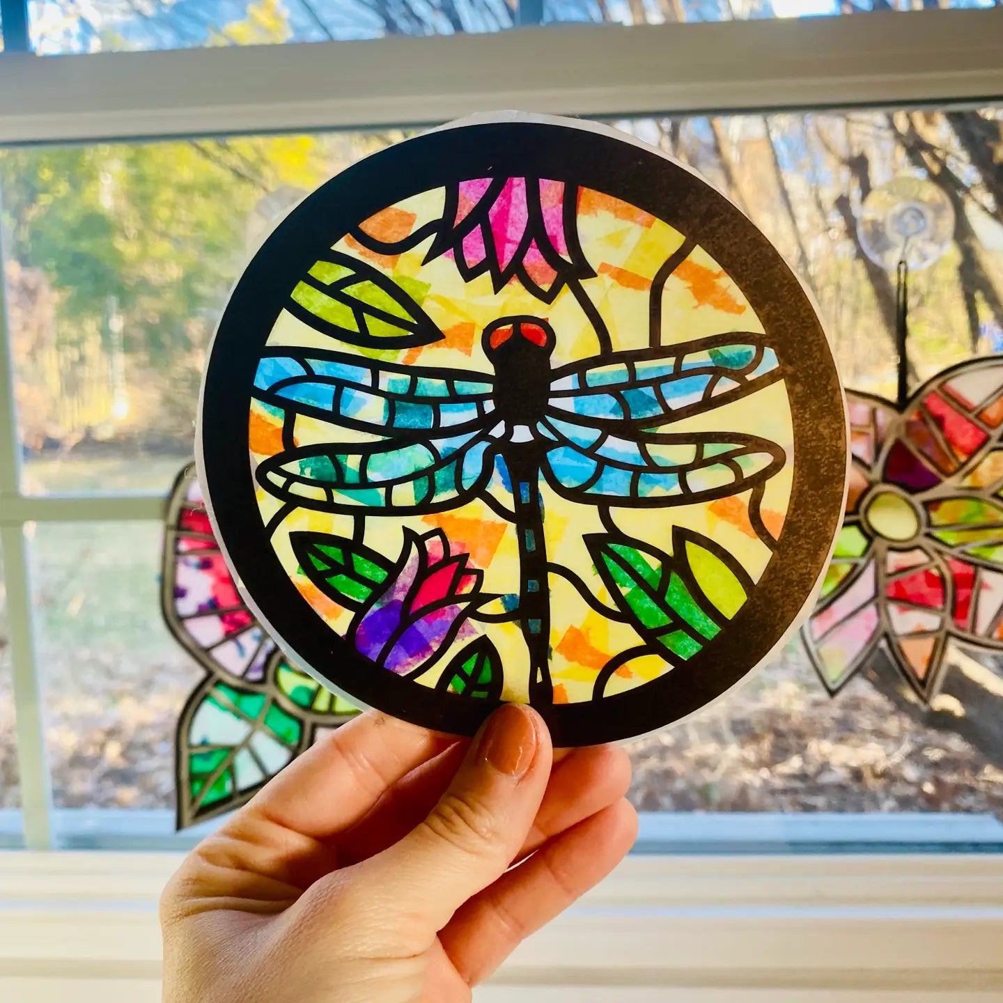 Dragonfly Suncatcher Art Kit