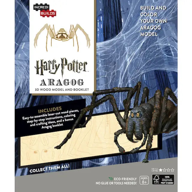 Harry Potter Incredibuild : Aragog 3D Wood Model and Booklet