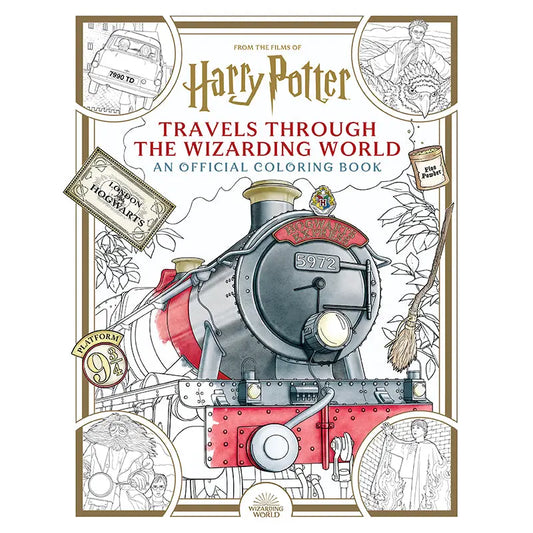 Harry Potter: Travels Through the Wizarding World Coloring Book