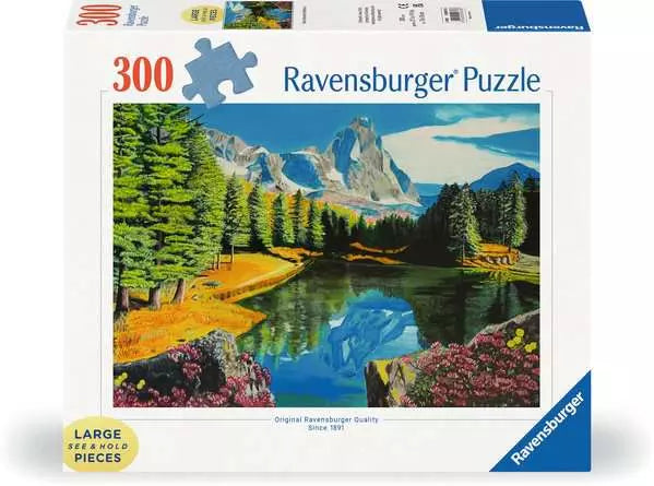 Mountain Reflections - 300 Large Pieces Pieces Puzzle