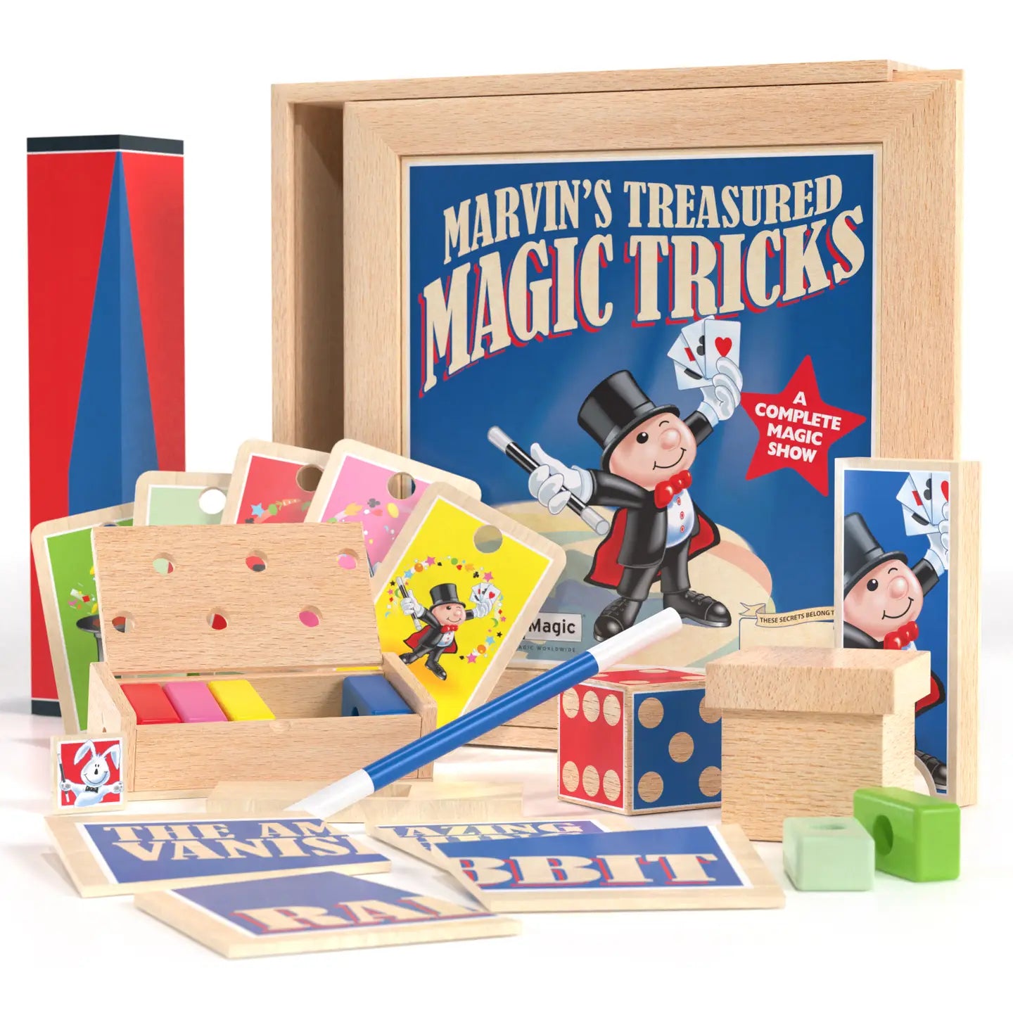 Marvin's Magic Treasured Magic Tricks (Wooden Gift Set)