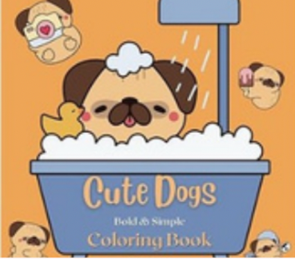 Cute Dogs Coloring Book