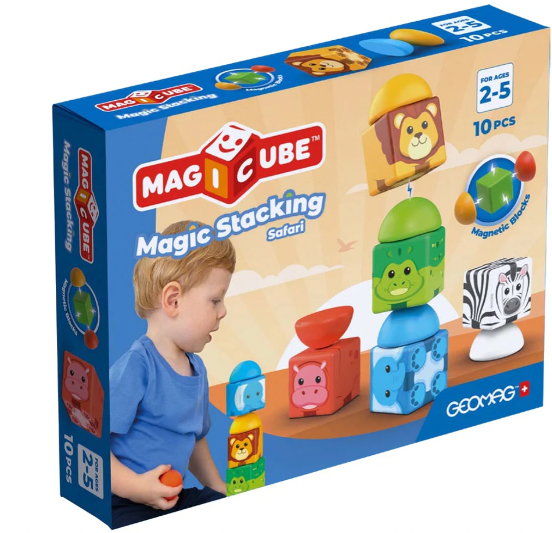 Magic Stacking Magnetic Blocks Safari