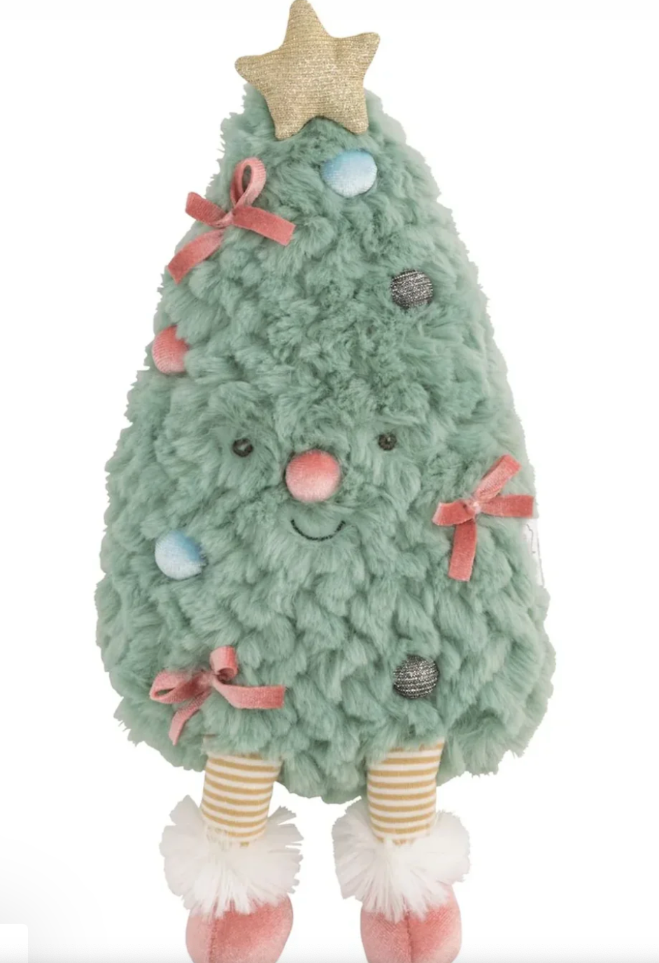 Green Plush Holiday Tree