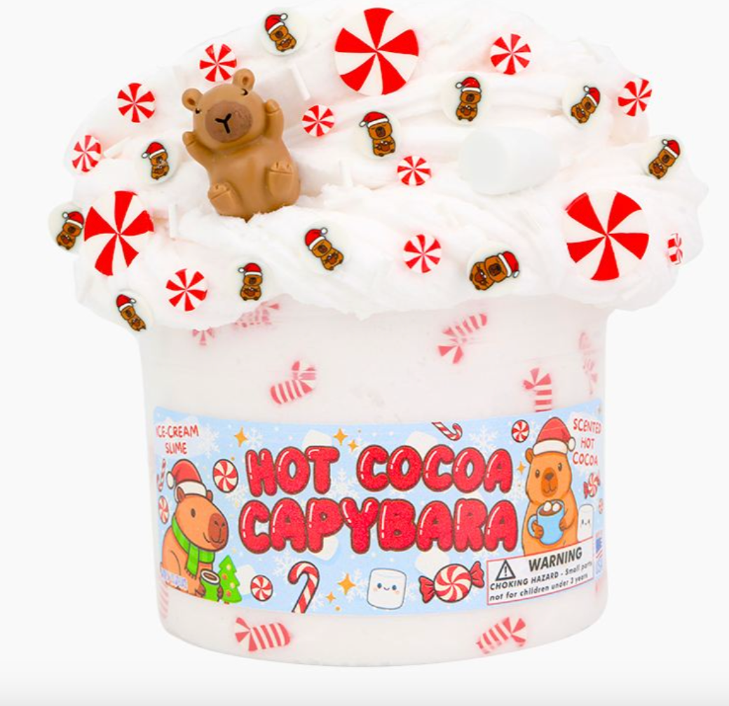 Hot Cocoa Capybara Dope Slime