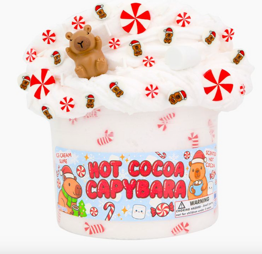 Hot Cocoa Capybara Dope Slime