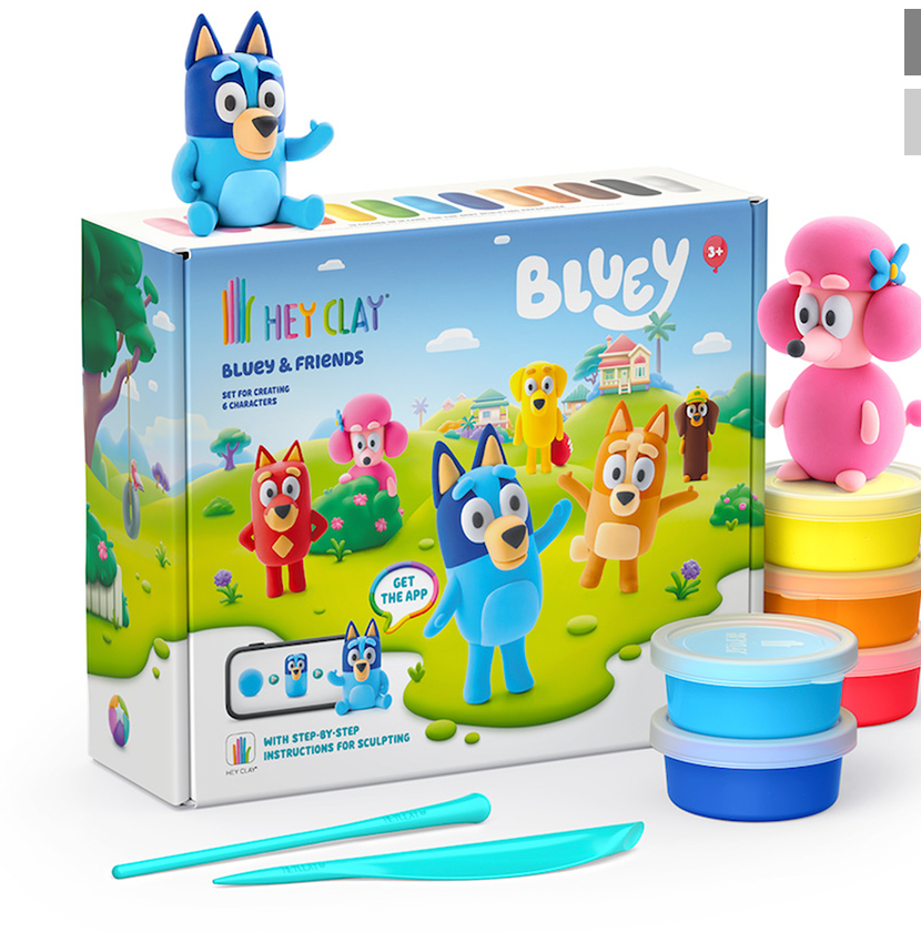 Hey Clay Bluey and Friends