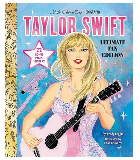Taylor Swift Ultimate Fan Edition Little Golden Book Biography: 22 Bonus Pages! Stickers!