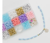 Winter Wonderland Diy Stretchy Bracelet Craft Kit