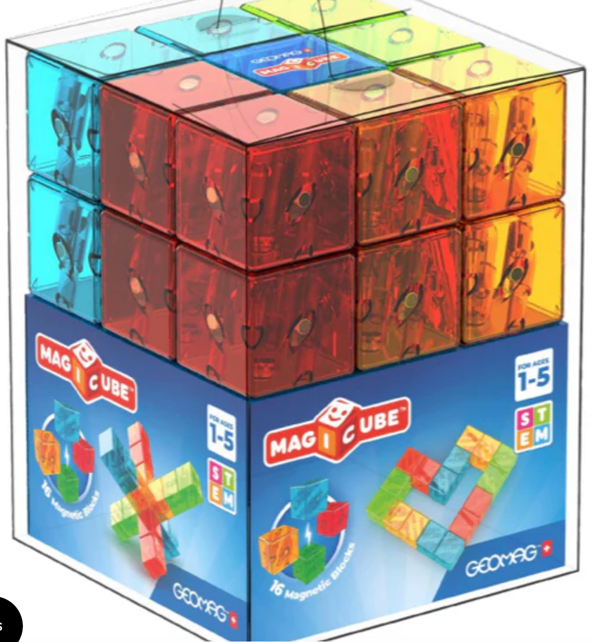 Geomag Magicube Gems Crystal 16pc Set