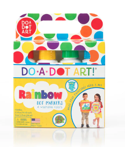 Rainbow 4 Pack Dot Markers