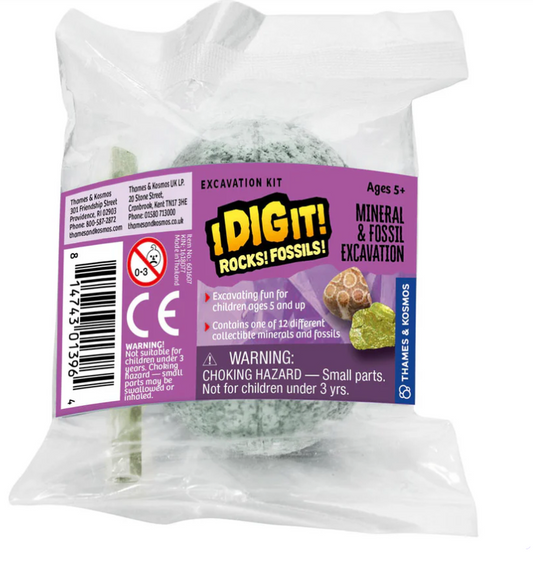 I Dig It! Rocks & Fossils (Mini Excavation Set)
