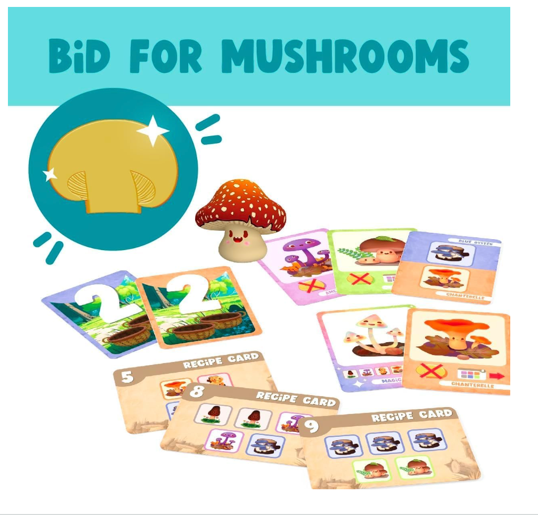 A Bunch of Fun Guys - Strategic Mushroom Foraging Card Game