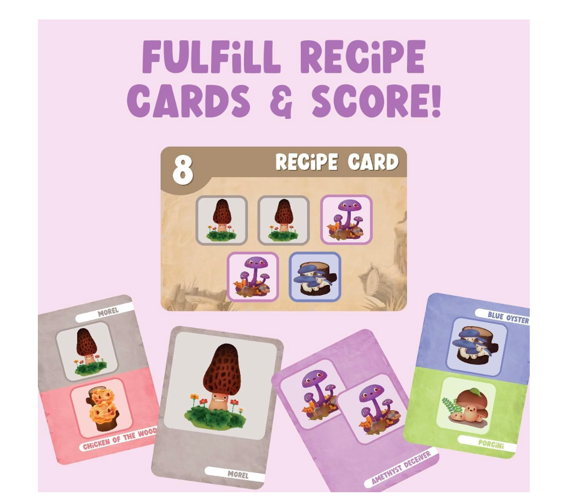 A Bunch of Fun Guys - Strategic Mushroom Foraging Card Game