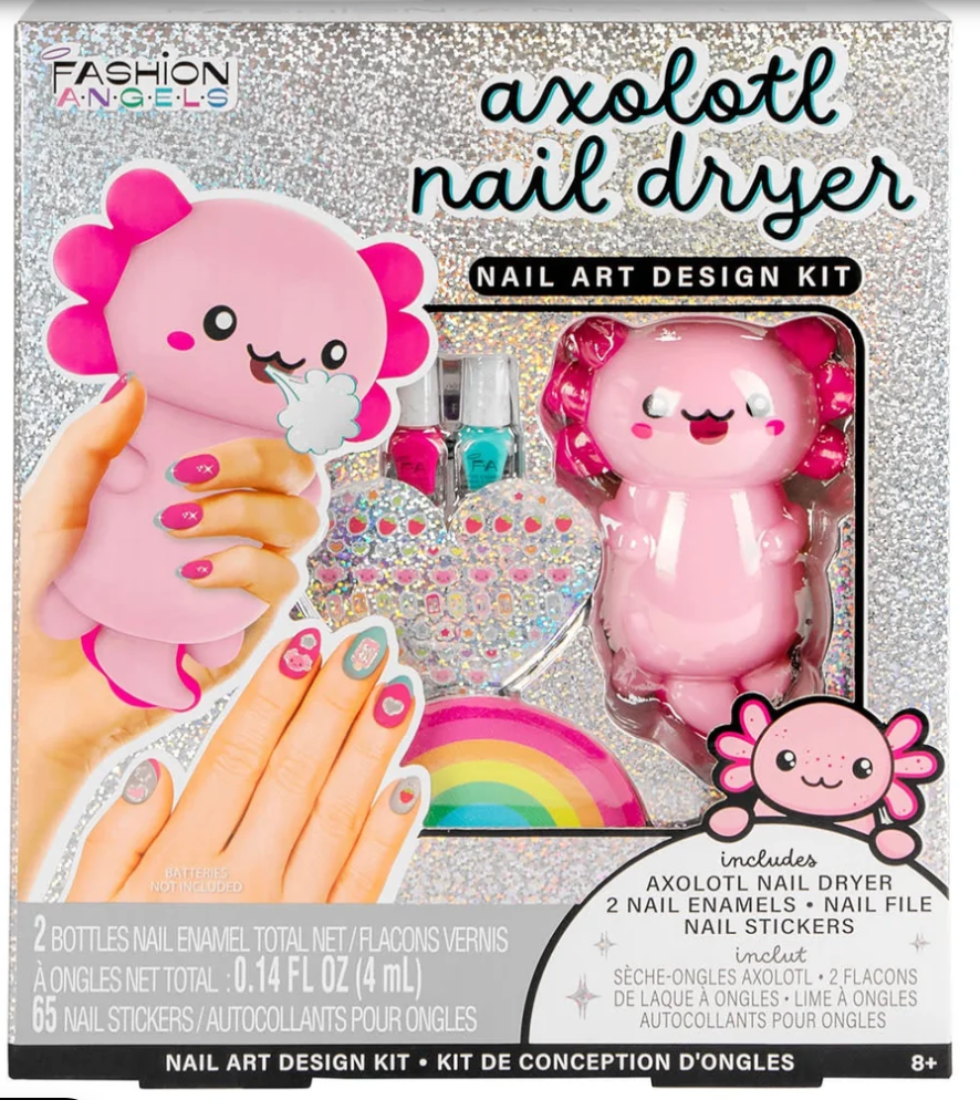 Axolotl Nail Dryer & Nail Art Design Kit