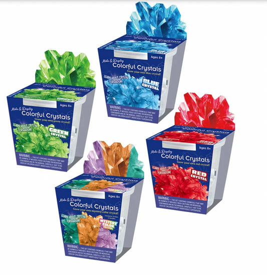 Make & Display: Colorful Crystals (assorted colors)