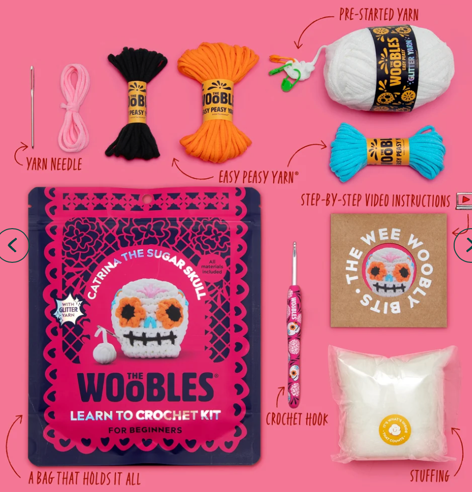 Catrina the Sugar Skull Crochet Kit