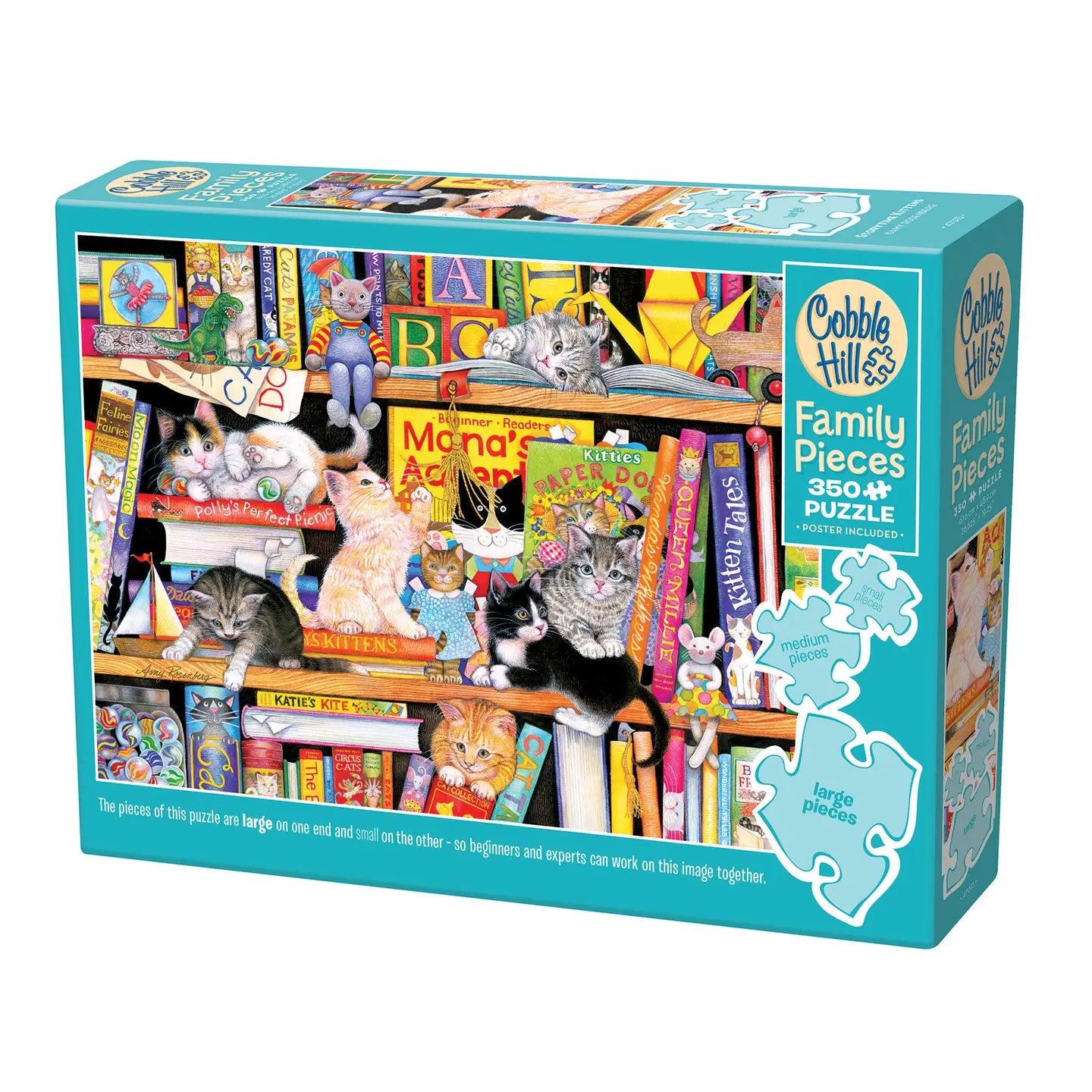 Storytime Kittens (Family) 350pc Puzzle - Cobble Hill