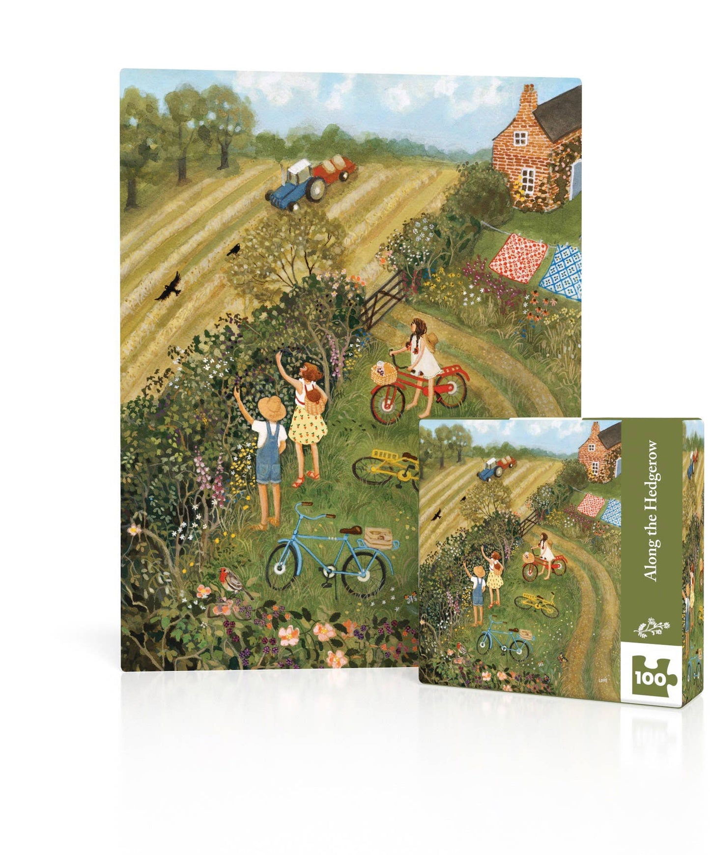 Along the Hedgerow - 100 Piece Mini Puzzle