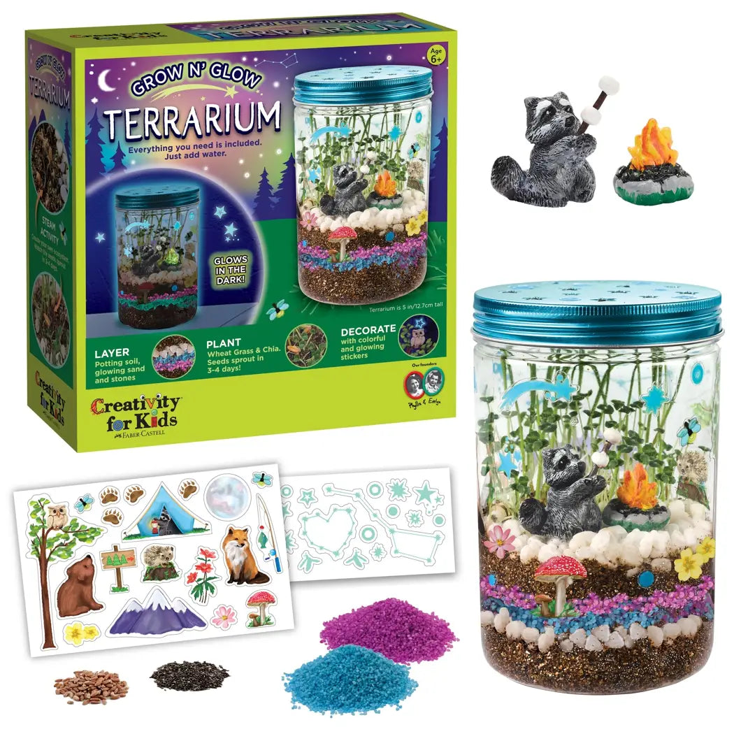 Grow N' Glow Terrarium Diy Craft Kit