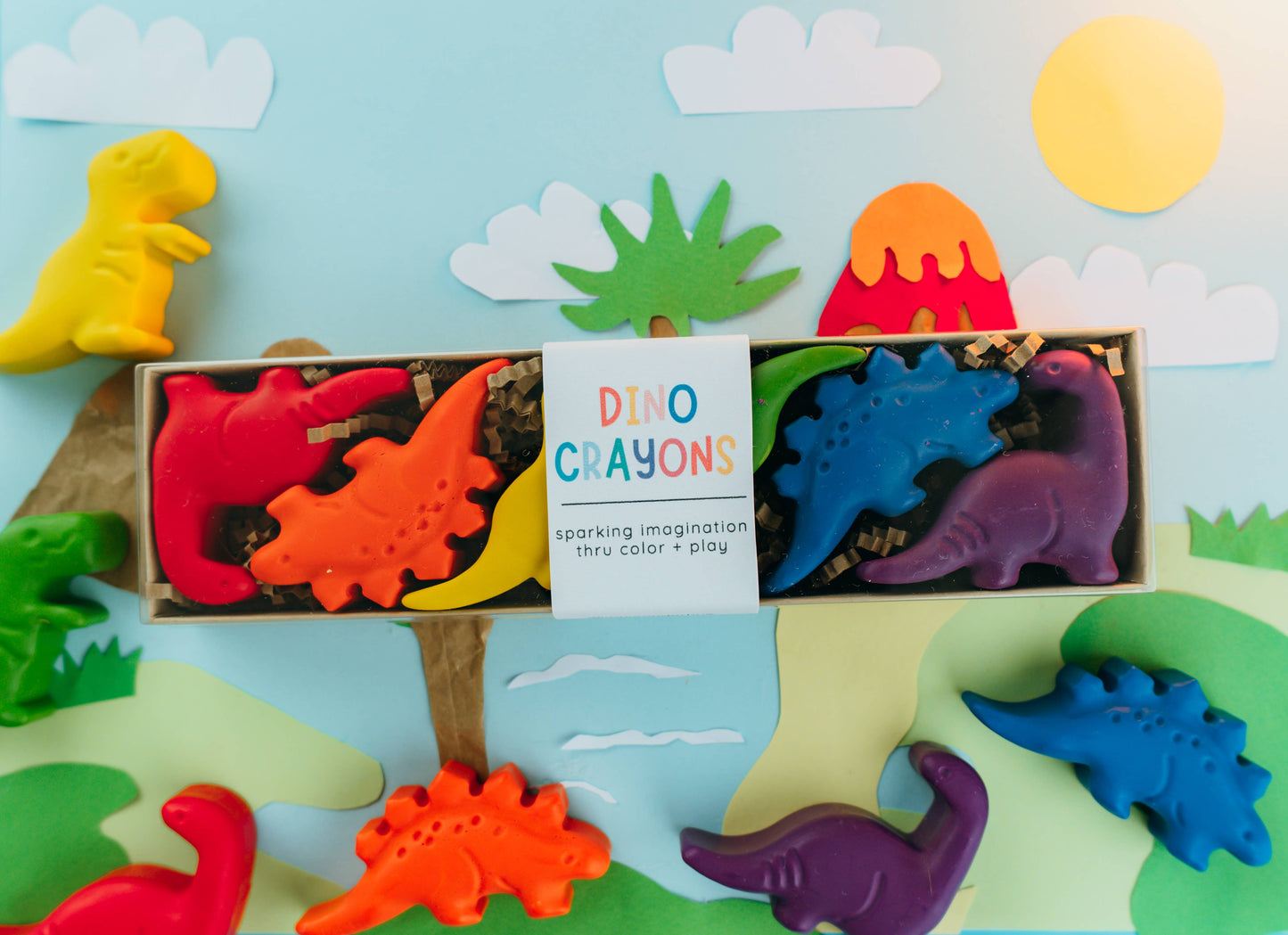 Dinosaur Fun-Shaped Crayons