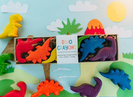 Dinosaur Fun-Shaped Crayons
