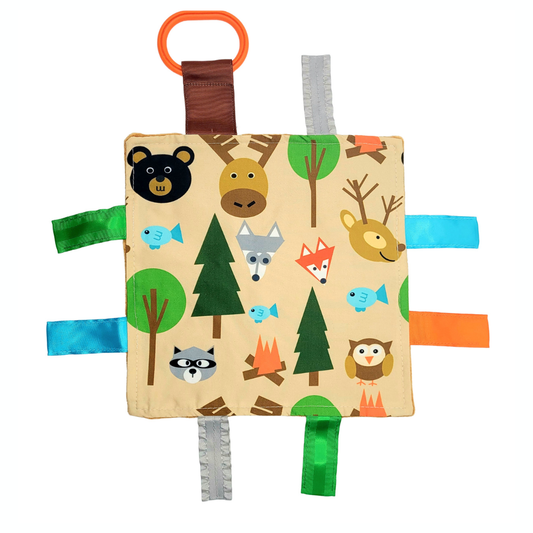 Forest Fox Bear Woodland Baby Jack Learning Lovey