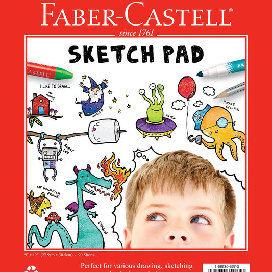 ketch Pad For Drawing 9" X 12" - 90 Sheets