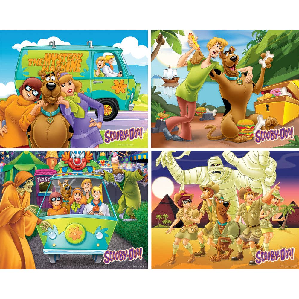 Scooby-Doo! 4-Pack 100 Piece Jigsaw Puzzles