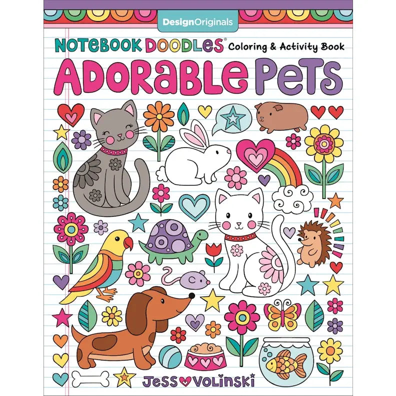 Adorable Pets Notebook Doodles
