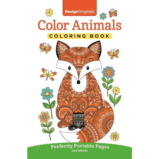 Color Animals - Take Along Adult Coloring Book (Small)